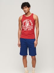 Superdry Red Track and Field Ath Graphic Vest - Image 2 of 6