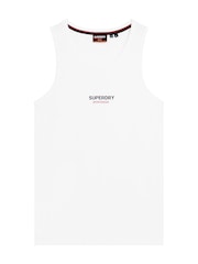 Superdry White Sportswear Logo Relaxed Vest - Image 3 of 3