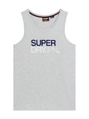 Superdry Grey Sportswear Logo Relaxed Vest - Image 4 of 4