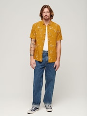 Superdry Golden Blossom Short Sleeved Beach Shirt - Image 3 of 6