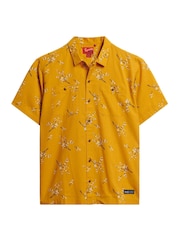Superdry Golden Blossom Short Sleeved Beach Shirt - Image 4 of 6