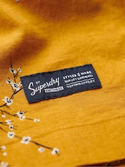 Superdry Golden Blossom Short Sleeved Beach Shirt - Image 6 of 6