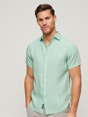 Superdry Green Studios Casual Short Sleeved Shirt - Image 1 of 5