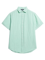 Superdry Green Studios Casual Short Sleeved Shirt - Image 3 of 5