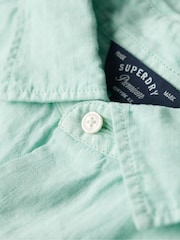 Superdry Green Studios Casual Short Sleeved Shirt - Image 4 of 5
