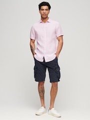 Superdry Pink Studios Casual Short Sleeved Shirt - Image 2 of 4