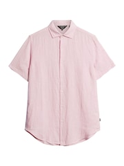 Superdry Pink Studios Casual Short Sleeved Shirt - Image 4 of 4