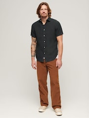 Schwarz - Superdry Studios Legeres Kurzarmhemd - Bild 3 von 7