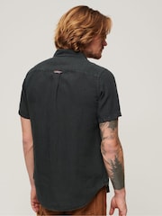 Schwarz - Superdry Studios Legeres Kurzarmhemd - Bild 4 von 7