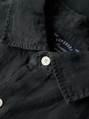 Schwarz - Superdry Studios Legeres Kurzarmhemd - Bild 6 von 7