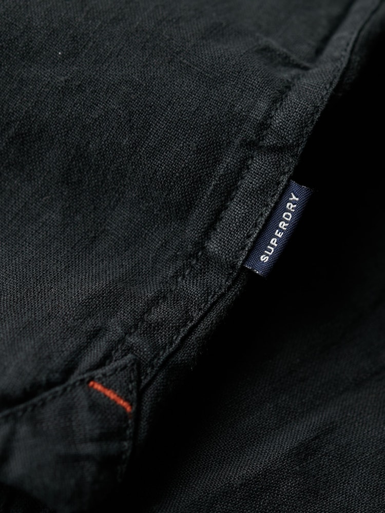 Schwarz - Superdry Studios Legeres Kurzarmhemd - Bild 7 von 7