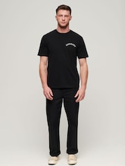 Superdry Black Tattoo Graphic Loose T- Shirt - Image 3 of 7
