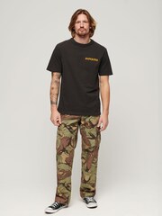 Superdry Brown 100% Cotton Tattoo Graphic Loose T-Shirt - Image 3 of 7