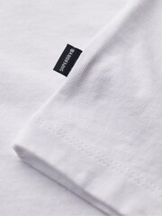 Superdry White Luxury Sport Loose T-Shirt - Image 5 of 6