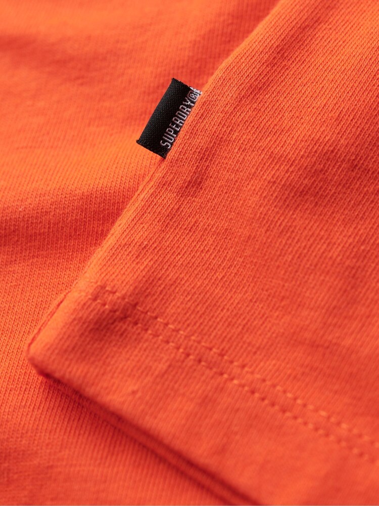 Superdry Orange Luxury Sport Loose T-Shirt - Image 8 of 8
