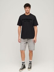 Superdry Black Luxury Sport Loose T-Shirt - Image 2 of 4