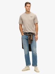 Superdry Brown 100% Cotton Luxury Sport Loose T-Shirt - Image 2 of 5