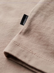 Superdry Brown 100% Cotton Luxury Sport Loose T-Shirt - Image 5 of 5