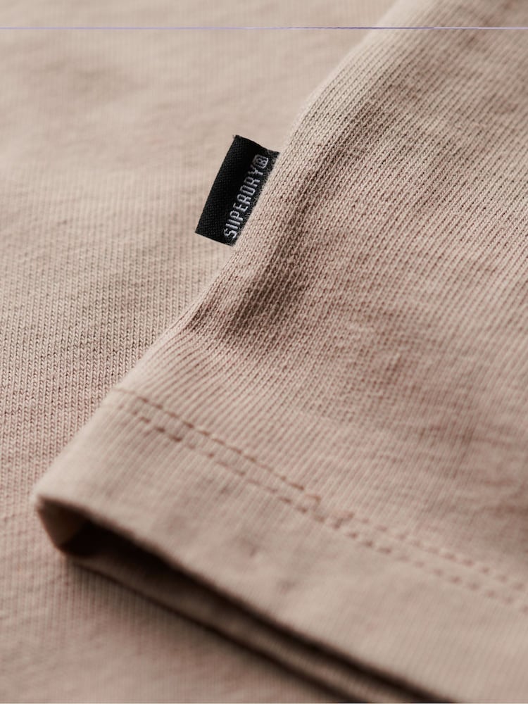 Superdry Brown 100% Cotton Luxury Sport Loose T-Shirt - Image 5 of 5
