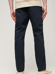 Superdry Blue 100% Cotton International Chino Trousers - Image 2 of 6