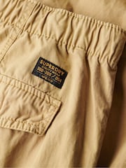 Superdry Light Khaki Baggy Parachute 100% Cotton Trousers - Image 7 of 7