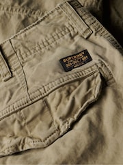 Superdry Brown Baggy Cargo 100% Cotton Trousers - Image 6 of 7