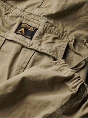 Superdry Brown Baggy Cargo 100% Cotton Trousers - Image 7 of 7