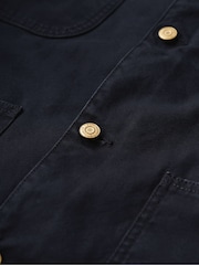 Superdry Eclipse Navy Surplus 4 Pocket Chore Jacket - Image 4 of 4