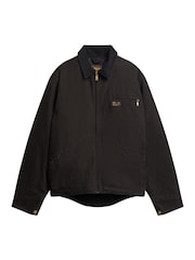 Schwarz - Superdry Surplus Ranch 100% Cotton Jacket - Bild 4 von 6