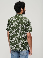 Superdry Green Short Sleeved Beach Shirt - Image 2 of 6