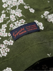 Superdry Green Short Sleeved Beach Shirt - Image 6 of 6