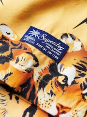 Superdry Gold 100% Cotton Hawaiian Resort Shirt - Image 4 of 6