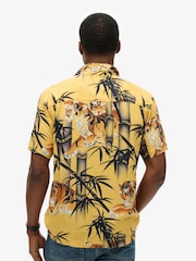 Superdry Gold 100% Cotton Hawaiian Resort Shirt - Image 5 of 6