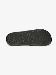 Superdry Black Logo Vegan Pool Sliders - Image 4 of 7