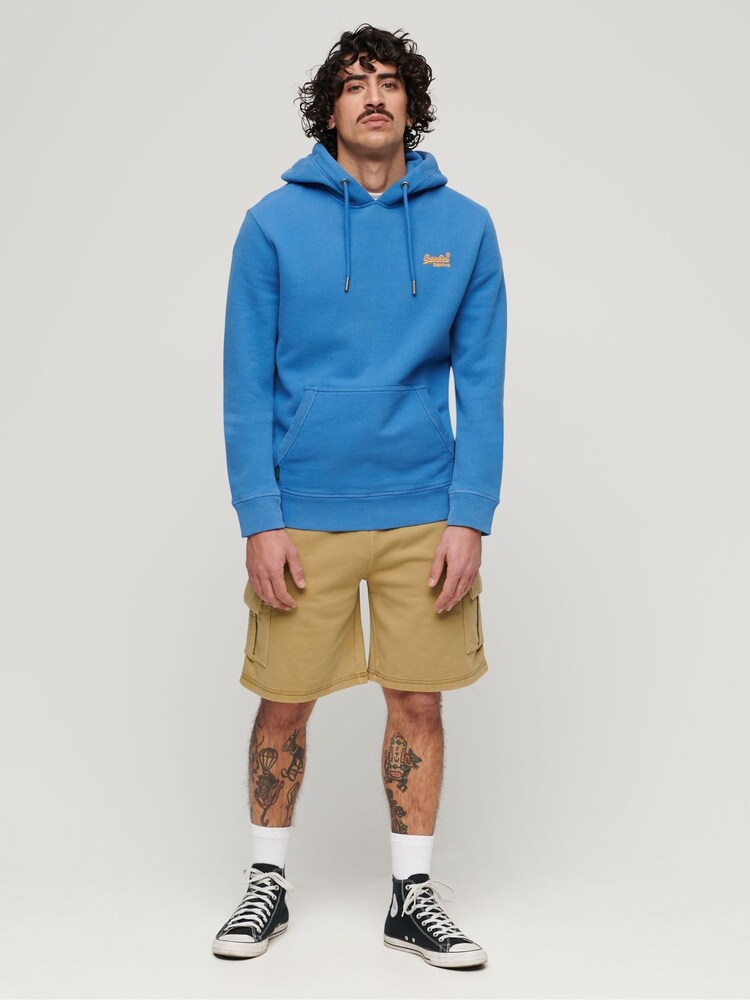 Superdry Brown Contrast Stitch Cargo Shorts - Image 3 of 4