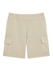 Superdry Brown Light Contrast Stitch Cargo Shorts - Image 4 of 7