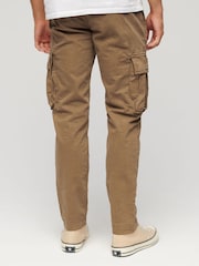 Superdry Brown 100% Cotton Core Cargo Trousers - Image 2 of 7