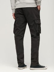Superdry Black 100% Cotton Core Cargo Trousers - Image 3 of 5