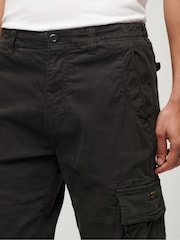Superdry Black 100% Cotton Core Cargo Trousers - Image 4 of 5