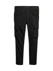 Superdry Black 100% Cotton Core Cargo Trousers - Image 5 of 5