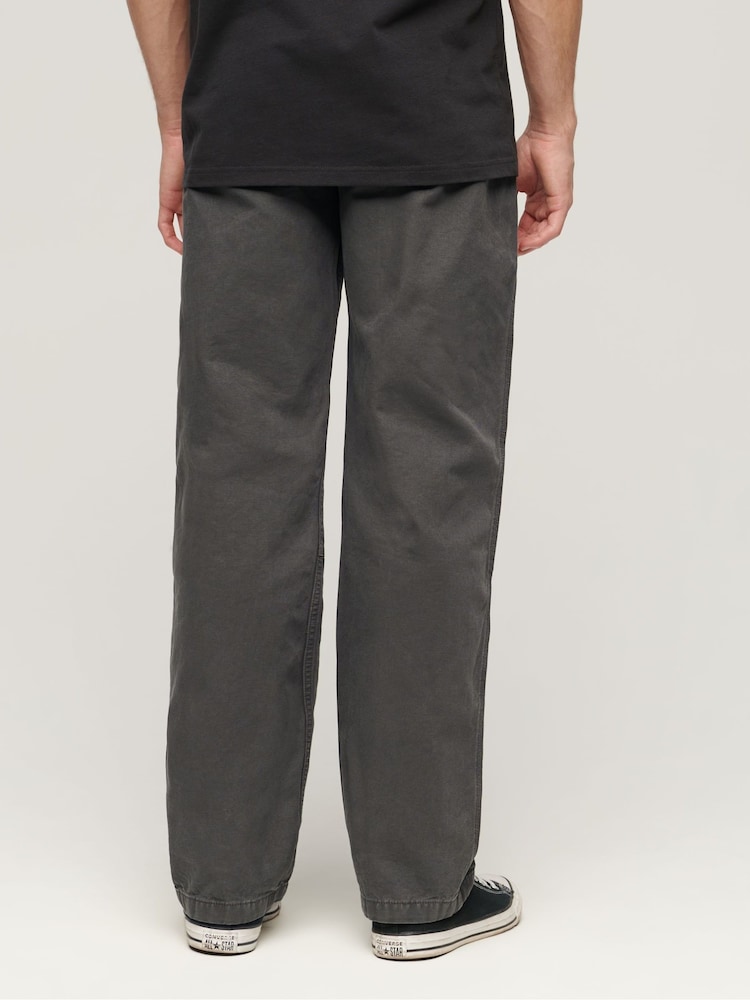 Superdry Grey Carpenter Trousers - Image 2 of 5