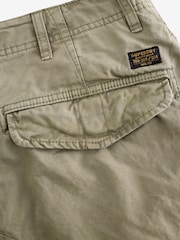 Superdry Green Baggy Cargo 100% Cotton Trousers - Image 5 of 5