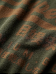 Superdry Green Classic Heritage 100% Cotton Vest - Image 6 of 6