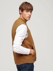 Superdry Brown SURPLUS WORKWEAR VEST - Image 3 of 6