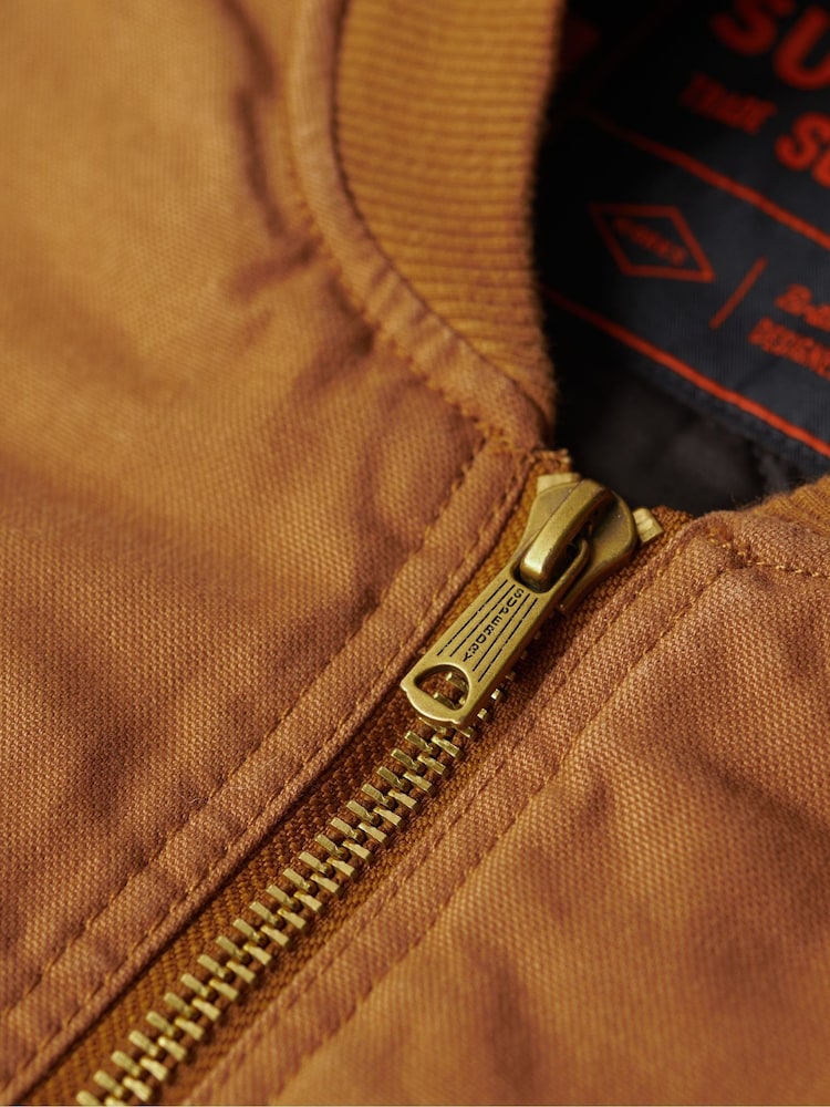 Superdry Brown SURPLUS WORKWEAR VEST - Image 6 of 6