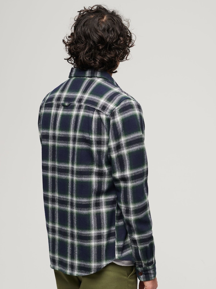 Superdry Blue Vintage Check Shirt - Image 2 of 6