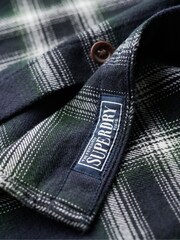 Superdry Blue Vintage Check Shirt - Image 5 of 6