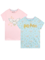 Character 100% Cotton Harry Potter T-Shirt 2 Pack - صورة 1 من 5