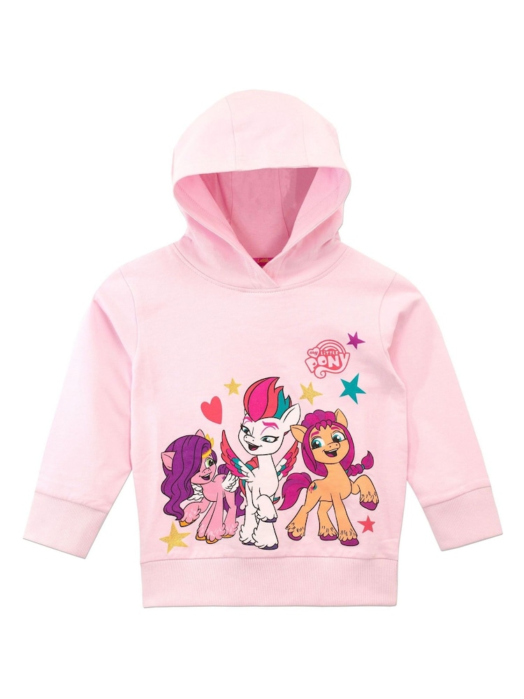 Character Pink 100% Cotton My Little Pony Hoodies - Image 1 of 3