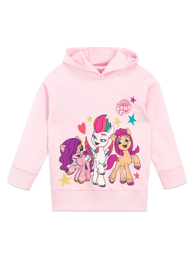 Character Pink 100% Cotton My Little Pony Hoodies - Image 2 of 3